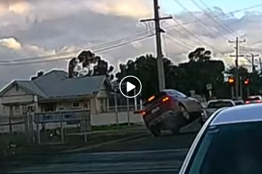 Article image for VIDEO: Shocking road rage ramming caught on camera