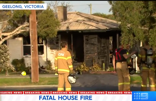 Article image for Man dead, another fighting for life in Geelong house fire