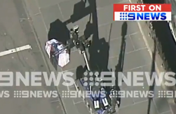 Article image for ANOTHER bomb scare shuts down CBD