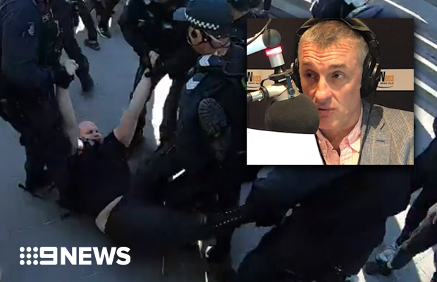 Article image for Tom Elliott slams ‘stupid’ protesters after they accosted executive of ‘climate-friendly’ company