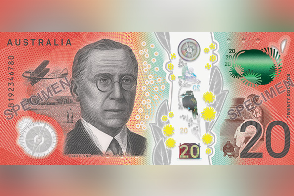 Article image for RBA unveils new Australian $20 note with special features to help the blind