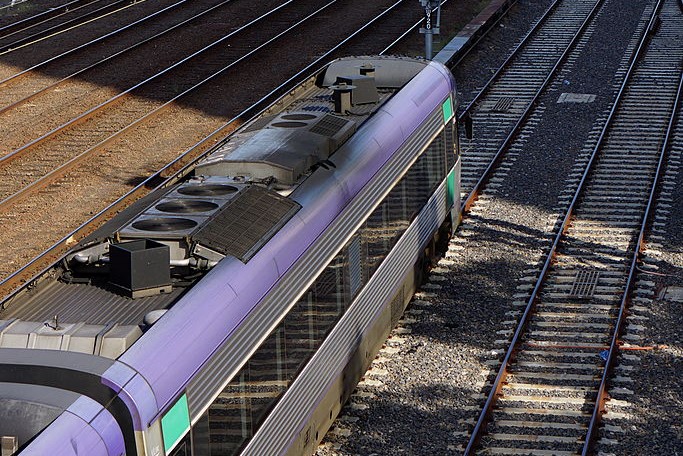 Article image for Hundreds evacuated after train catches fire in West Melbourne