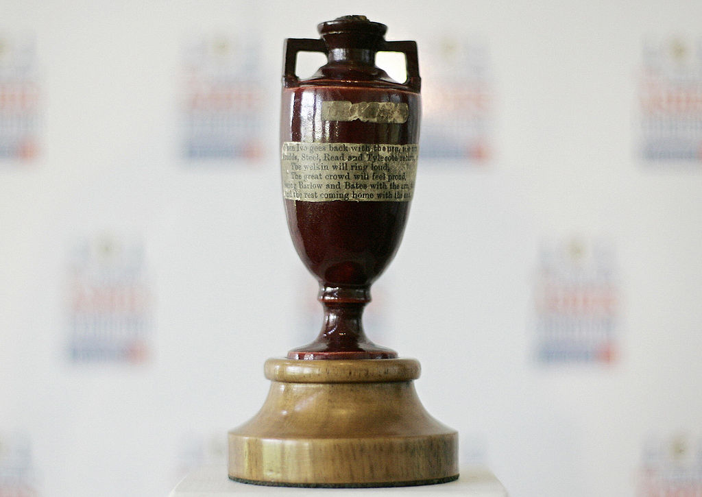 Article image for Original Ashes Urn travels in style for rare visit to Australia