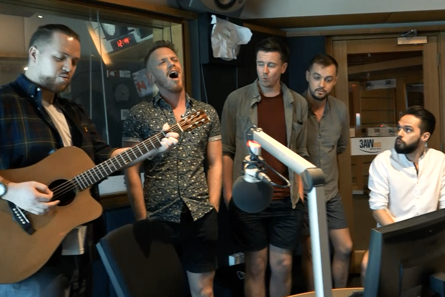 Article image for The Choir of Man performs live in the 3AW studio