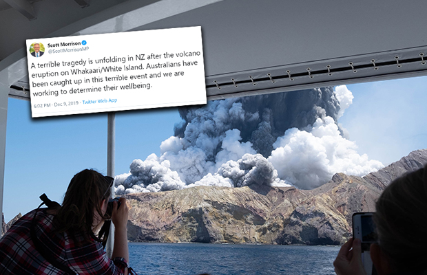 Article image for White Island volcano: Six people confirmed dead, fears for many Australians