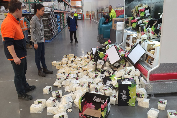 Article image for Christmas Eve shoppers ‘stunned’ as supermarket display collapses