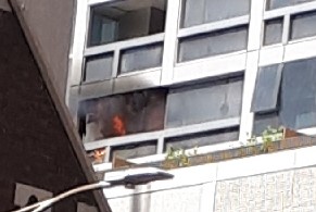 Article image for ‘None of the fire alarms went off’: Fire breaks out at CBD apartment building