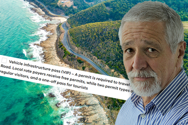 Article image for Neil Mitchell program embroiled in semantic spat with state government over Great Ocean Road fee