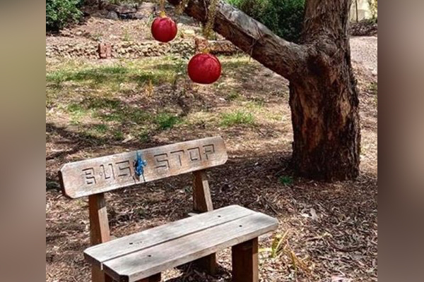 Article image for Help find Lachlan’s bench seat! Father calls for return of autistic son’s seat taken from Eltham