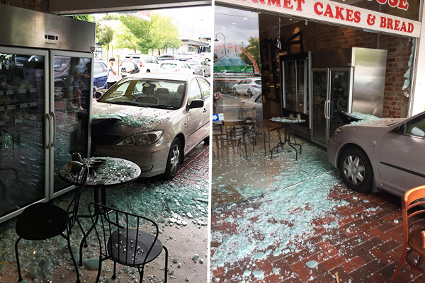 Article image for Car smashes through front window of bakehouse in Melbourne’s south-east