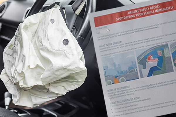 Article image for No replacement: Motorists with ageing vehicles fitted with faulty airbags ordered to hand their cars in
