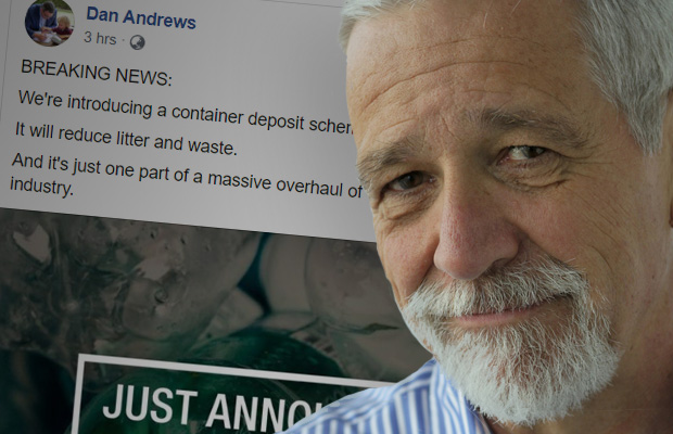 Article image for Andrews confirms cash-for-cans in social media splash with little detail