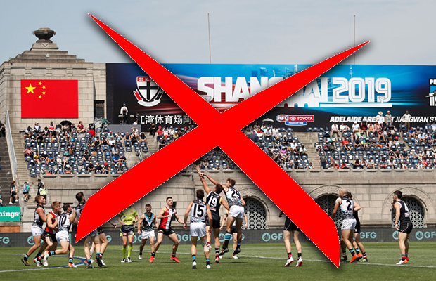 Article image for AFL officially cancels China clash due to coronavirus concerns