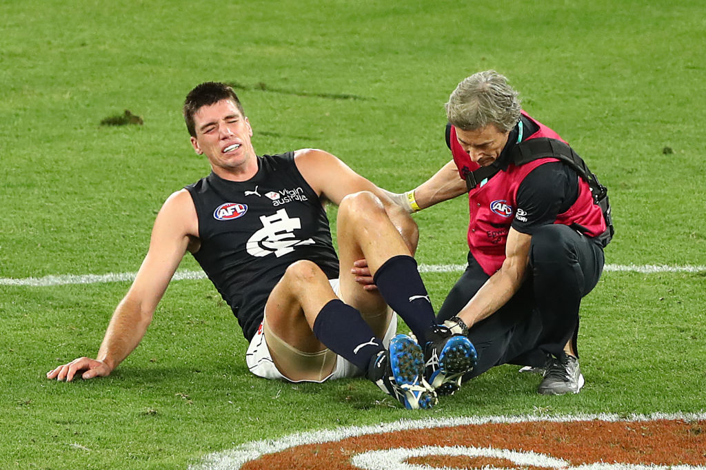 Article image for Blues ruckman Matthew Kreuzer sidelined again
