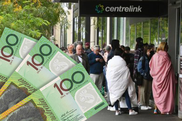 Article image for Act of kindness: Man hands out $100 notes to hundreds in Centrelink queue