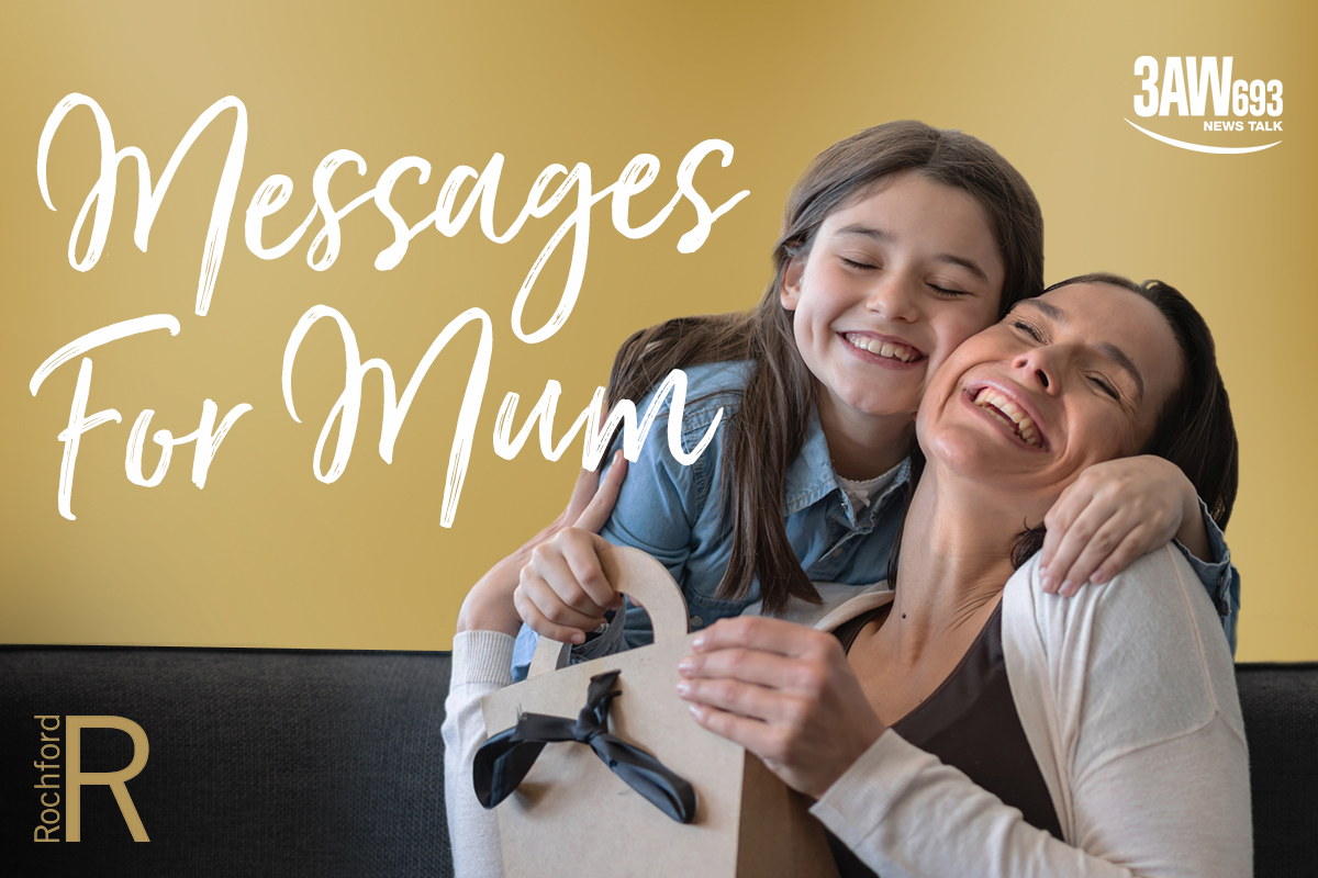 Article image for 3AW listeners share messages for their mums this Mother’s Day