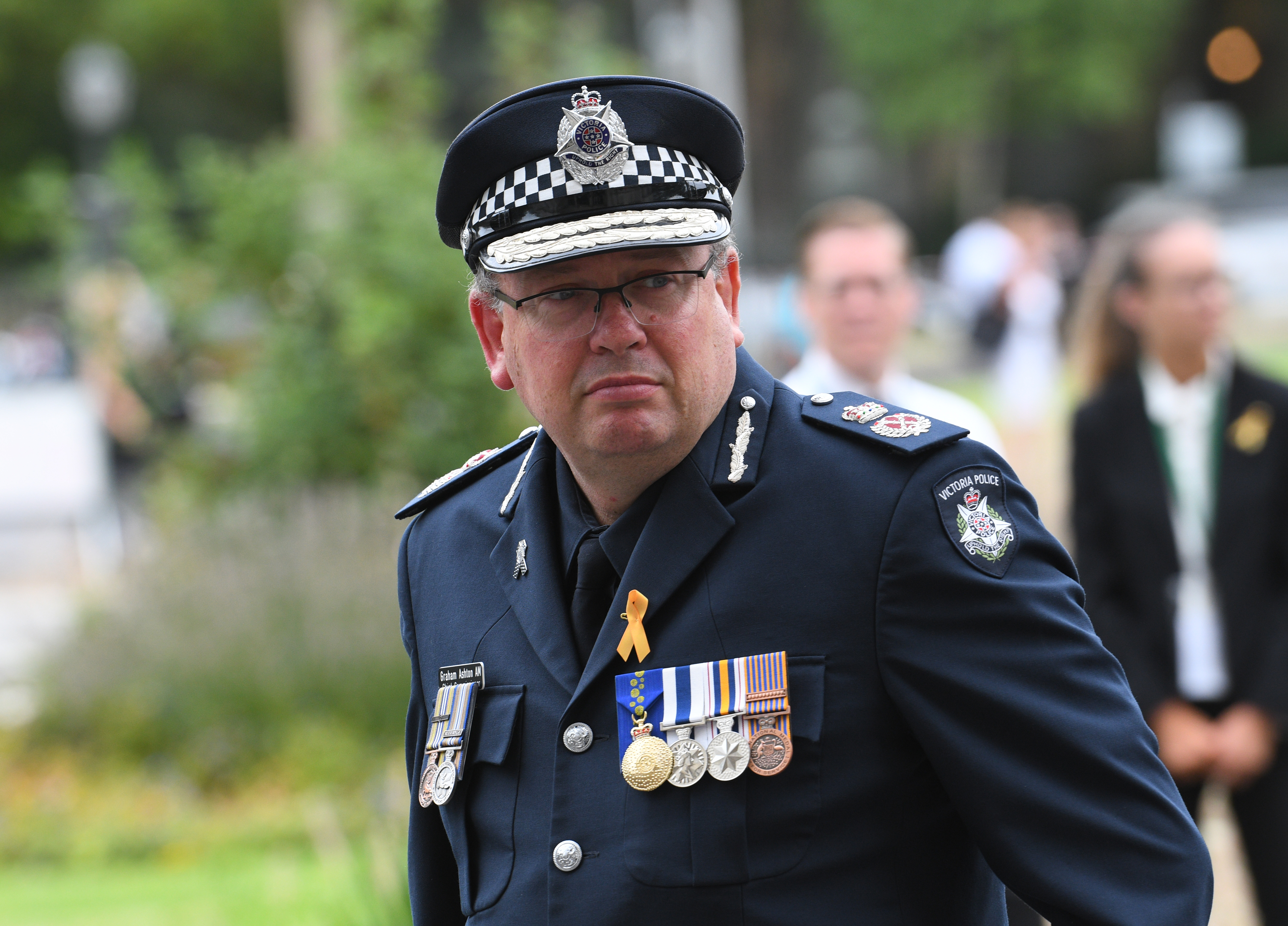 Article image for ‘A dark day’: Chief Commissioner reveals one of the officers killed in freeway horror was still in training