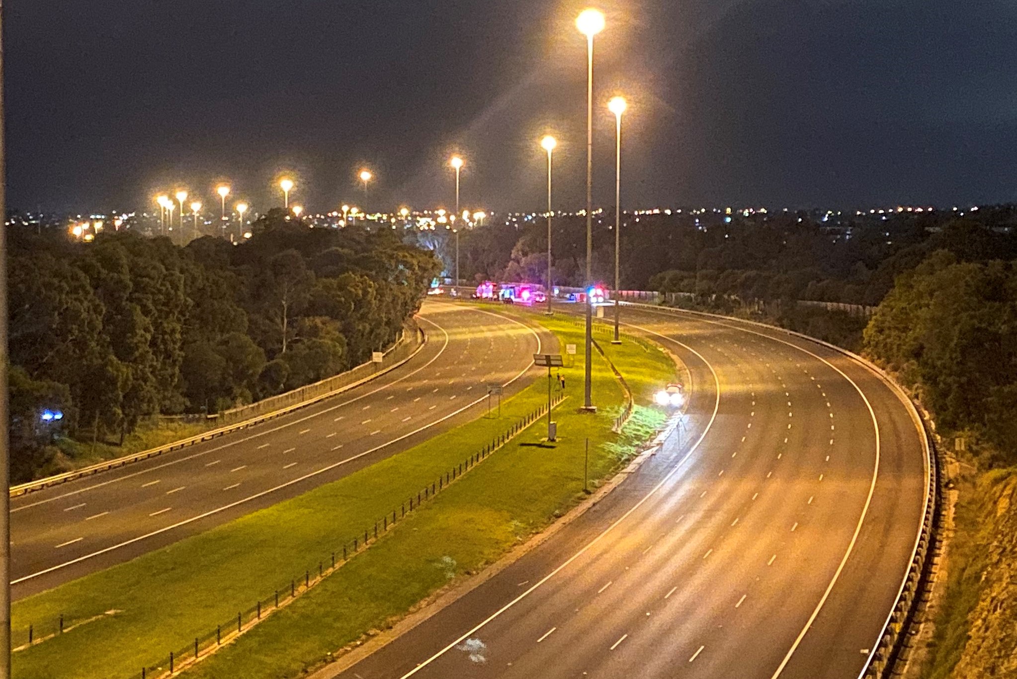 Article image for Cousin of police officer killed in horror freeway crash shares heartfelt message to motorists