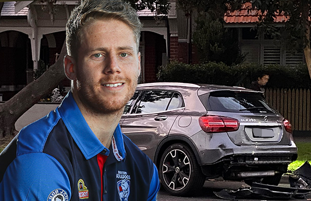 Article image for Bulldogs player Lachie Hunter to be charged after allegedly booze-fueled crash