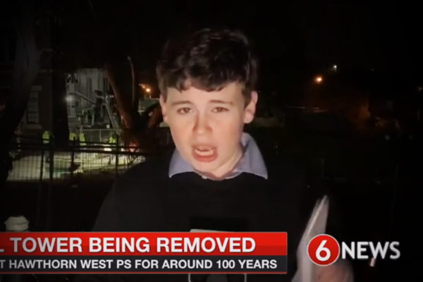 Article image for Historic Hawthorn icon ripped down — and this kid scooped us