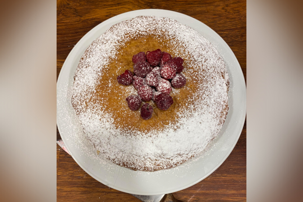 Article image for Adrian Richardson’s raspberry and olive oil cake