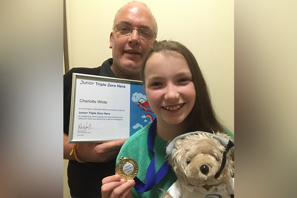 Article image for The heroic 11-year-old who saved her dad’s life