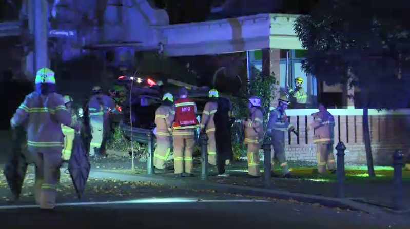 Article image for Cowards flee after crashing car into elderly woman’s North Melbourne home
