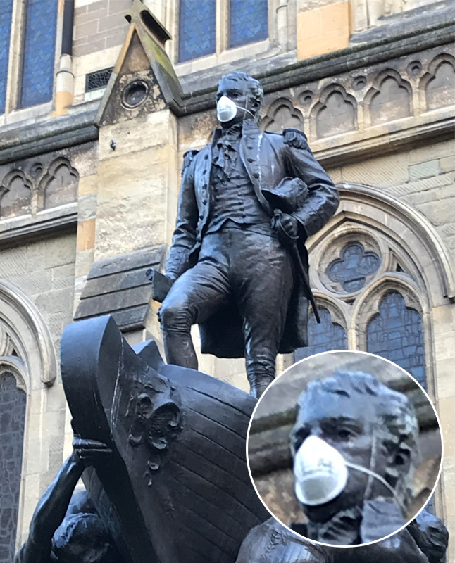 'Wouldn't see a statue of Hitler in Tel Aviv' Statues defaced amid