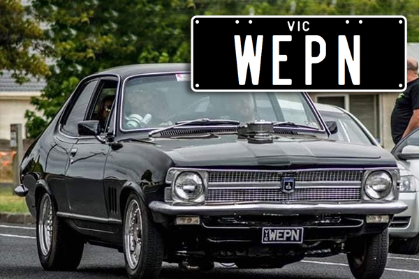 Article image for Victorian man fuming after being told his ‘offensive’ licence plates will be cancelled