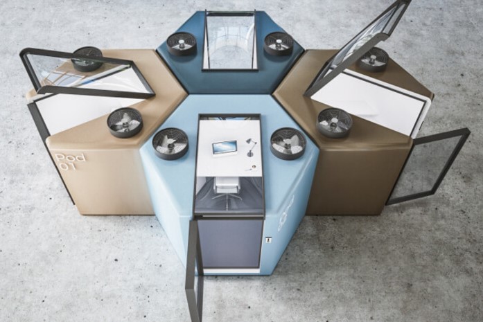 Article image for Clever quarantine work pods that could get you back in the office sooner