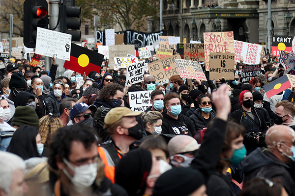 Article image for COVID-19 latest: Protester tests positive as Victoria records worst day in almost a month