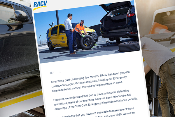 Article image for RACV roadside assistance customers to receive partial refunds due to COVID-19