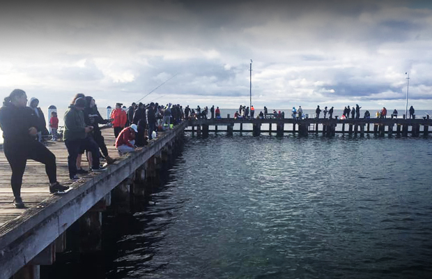 Article image for Peninsula pier shut down after crowds flock without social distancing