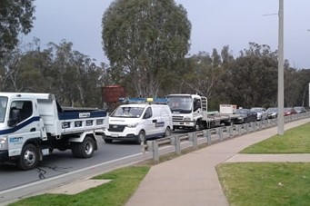 Article image for Crossing chaos: Massive queues on first day of NSW-Victoria border closure