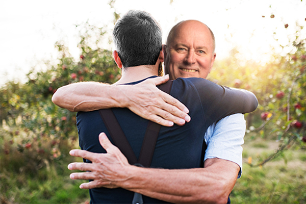 Article image for Why Ross and Russel both wanted to give their adult sons a cuddle yesterday