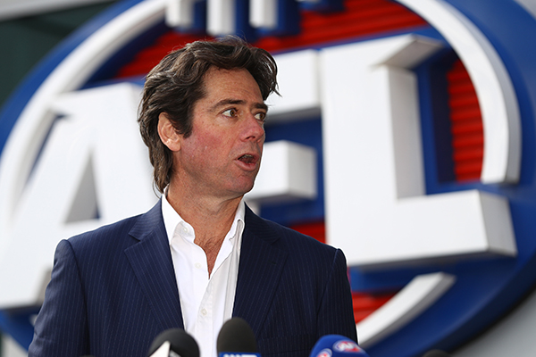 Article image for A ‘pretty frustrated’ AFL boss summons clubs to phone hook-up