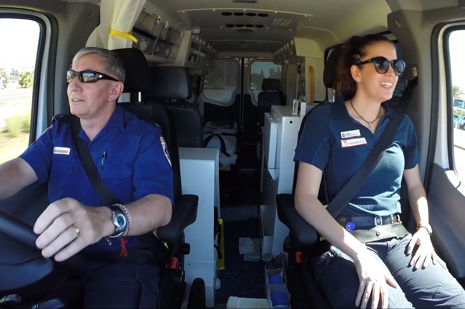 Article image for Paramedics say thank you to Victorians with touching video
