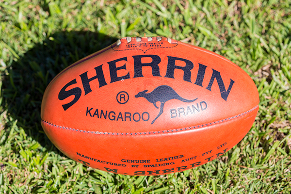 Article image for Sherrin granted government exemption to produce AFL finals footballs