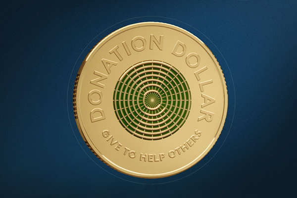 Article image for Australia’s new dollar coin is designed to be given away to charity