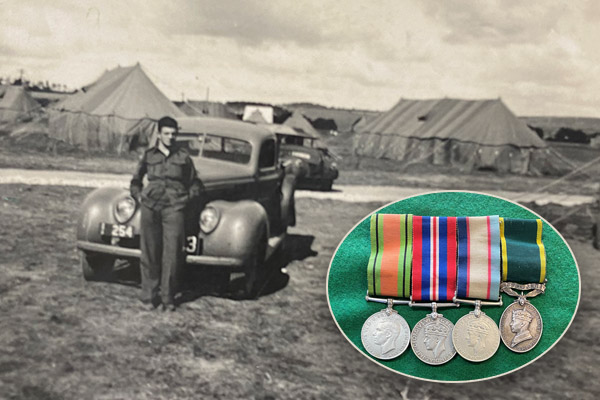 Article image for How an eagle-eyed Sergeant returned war medals missing for more than 50 years