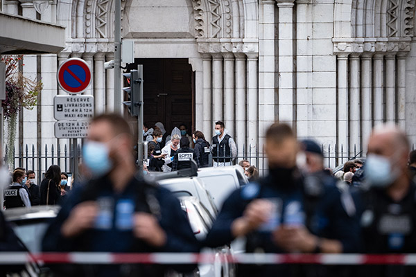 Article image for France attack: One beheaded, two fatally stabbed in church horror