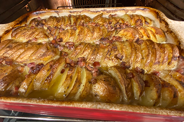 Article image for Adrian Richardson’s baked bacon and onion potatoes