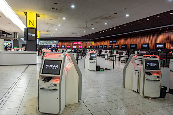 Article image for Melbourne Airport springs back to life as NSW border reopens