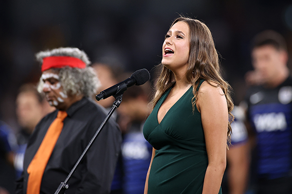 Article image for Indigenous language national anthem rendition sparks debate