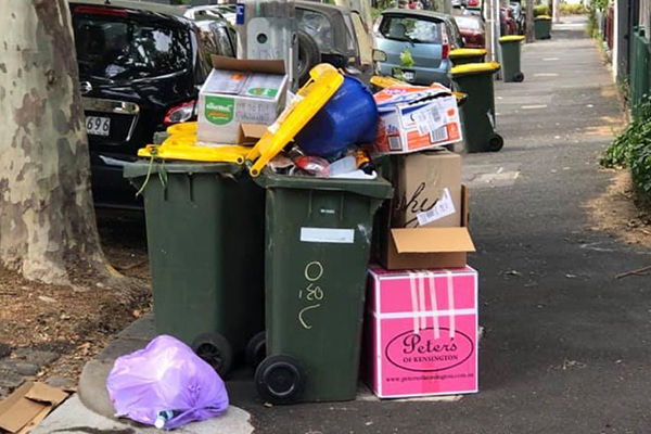 Article image for Councillor demands action over recent recycling bin troubles