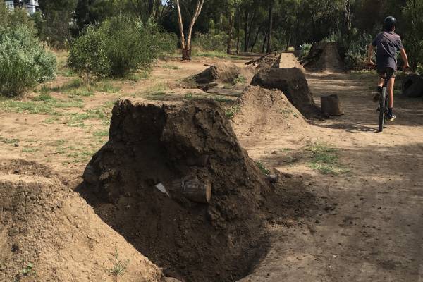 Article image for ‘Heavy handed’ council set to flatten bike jumps built by kids