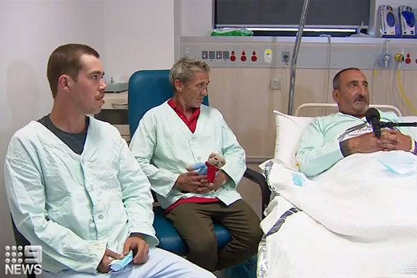 Man who spent hours clinging to capsized boat overnight describes ‘fishing trip from hell’