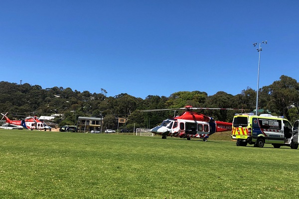 Article image for Two teenagers airlifted to hospital and more injured in collision on Great Ocean Road