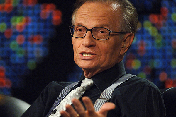 Article image for FROM THE ARCHIVES: Larry King joins 3AW Breakfast!