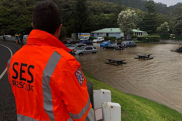 Article image for Flood waters cause chaos for holidaymakers